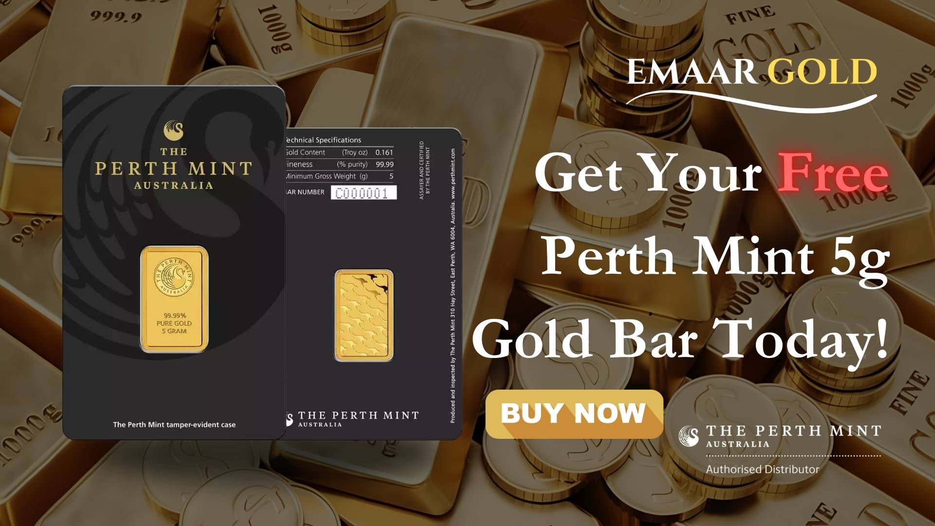 Investment-grade gold bars from various mints, arranged neatly in a luxury presentation box.