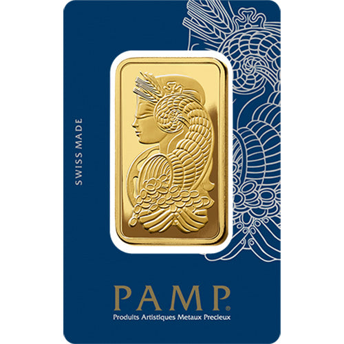 100 Gram PAMP Suisse Fortuna Veriscan Gold Bar (New w/ Assay)