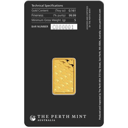 Perth Mint 5g Gold Bar