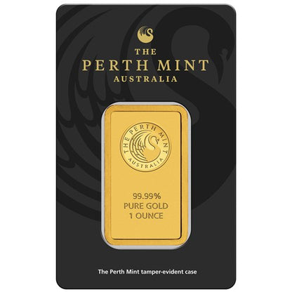 1 oz Perth Mint Gold Bar - Pure Gold Investment